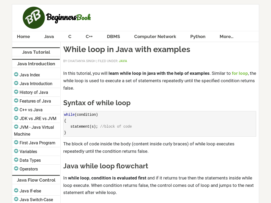 Mastering Java Loops: A Beginner's Guide to the While Loop