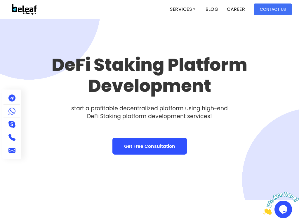 Defi staking platform development