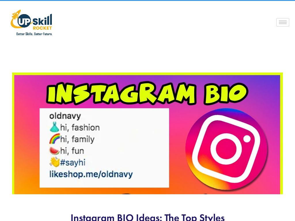 Instagram BIO Ideas
