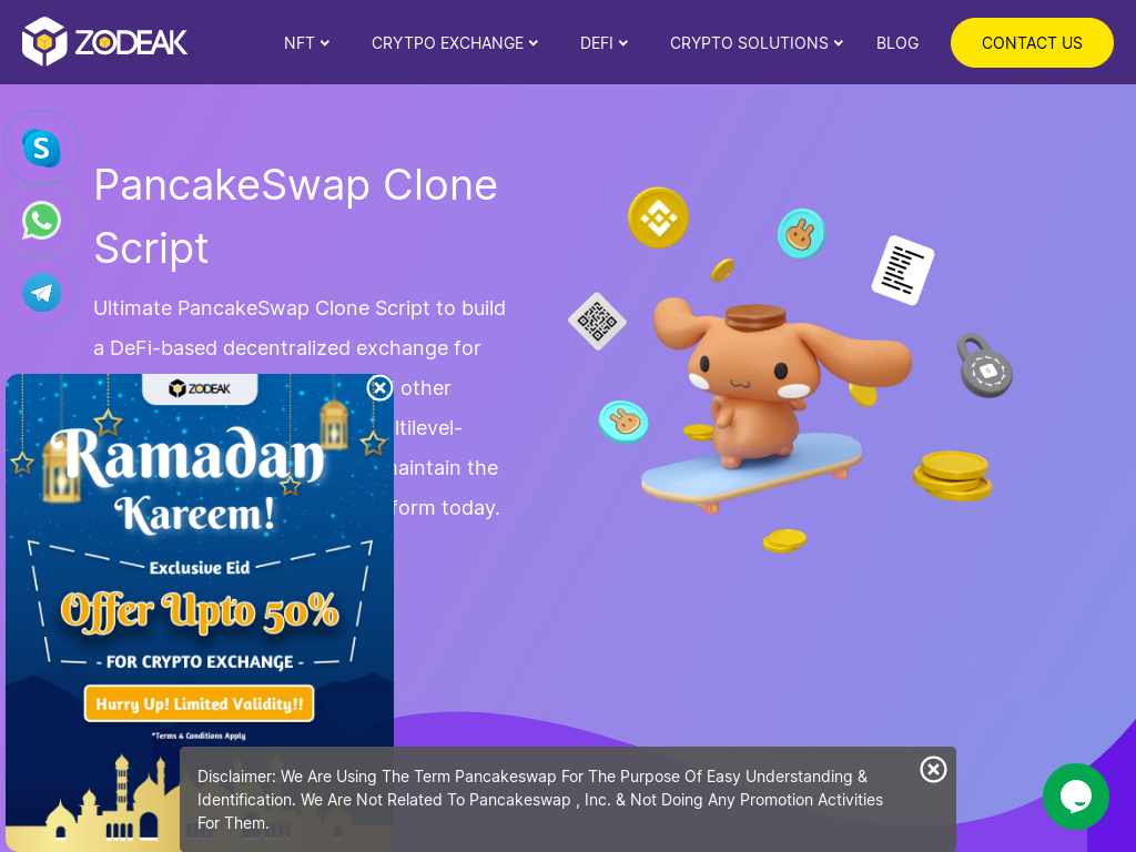 What is the pancakeswap clone script